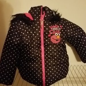 Sesame Street girls winter coat